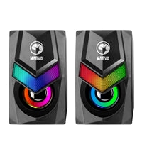 Marvo Scorpion SG-118 Havoc 10 USB Powered Stereo RGB 6W Gaming Speakers (Black) Marvo Scorpion SG-118 Havoc 10 USB Powered Stereo RGB 6W Gaming Speakers (Black)